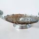 Art Deco glass and metal fruit bowl