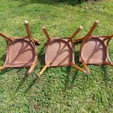 3 Luterma bistro chairs, sanded