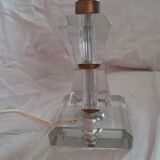Art Deco crystal lamp foot