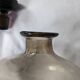 Engraved smoked glass carafe