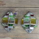 Pair of oriental type wall lights.