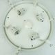 large kaiser leuchten CEILING FIXTURE flush mount thick ice glass