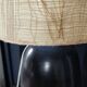 Vintage ceramic lamp, herbarium lampshade