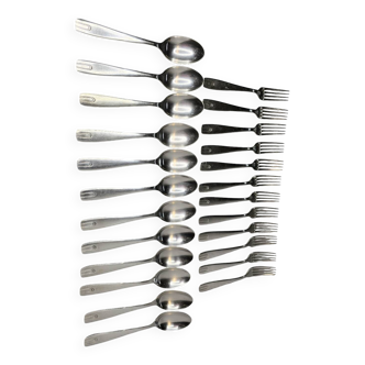 Ercuis silver plated cutlery