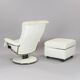 Stressless / Ekornes Recliner Armchair with Footstool, Norway