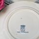 Assiettes plates Terre de Fer,  St Amand