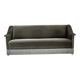 1970s, Danish 3-seater sofa, green furniture velour, beech wood.