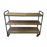 3-level metal workshop trolley