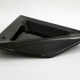 Black triangular trinket bowl