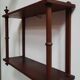 Mahogany wall shelf