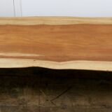 Live edge solid mahogany coffee table