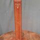 Leather-wrapped lamp foot
