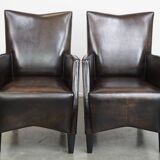 Set of 4 very beautiful sheepskin design dining chairs