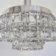 Midcentury Glass Chandelier by Kinkeldey, Germany, 1970s