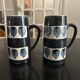 Two vintage ceramic mugs