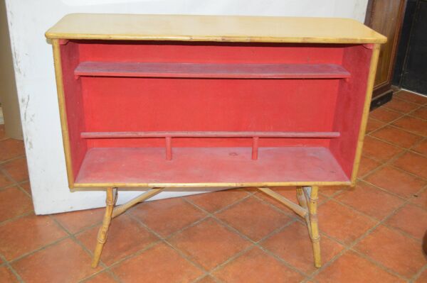 Bar vintage en rotin
