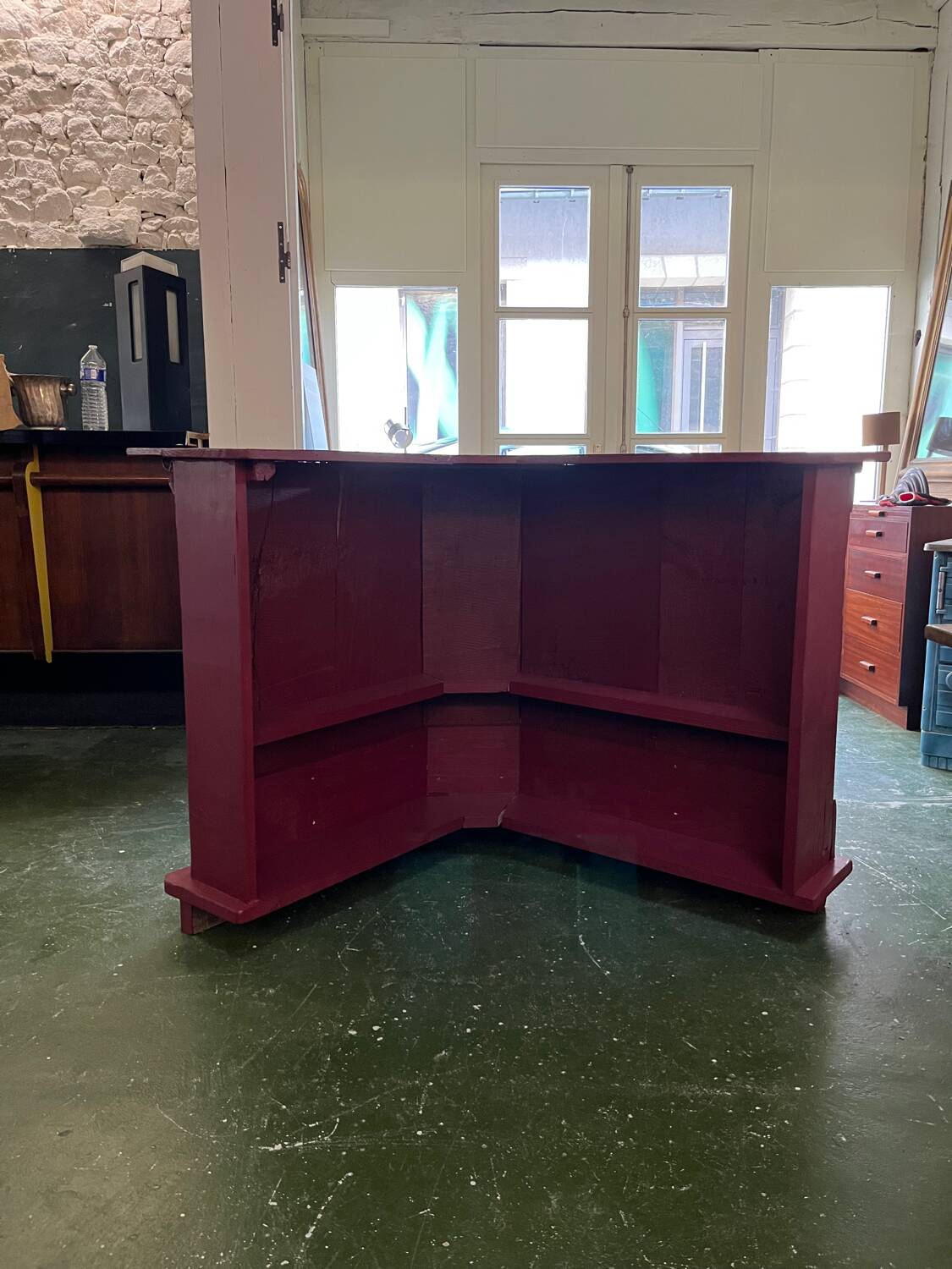 Small shop counter