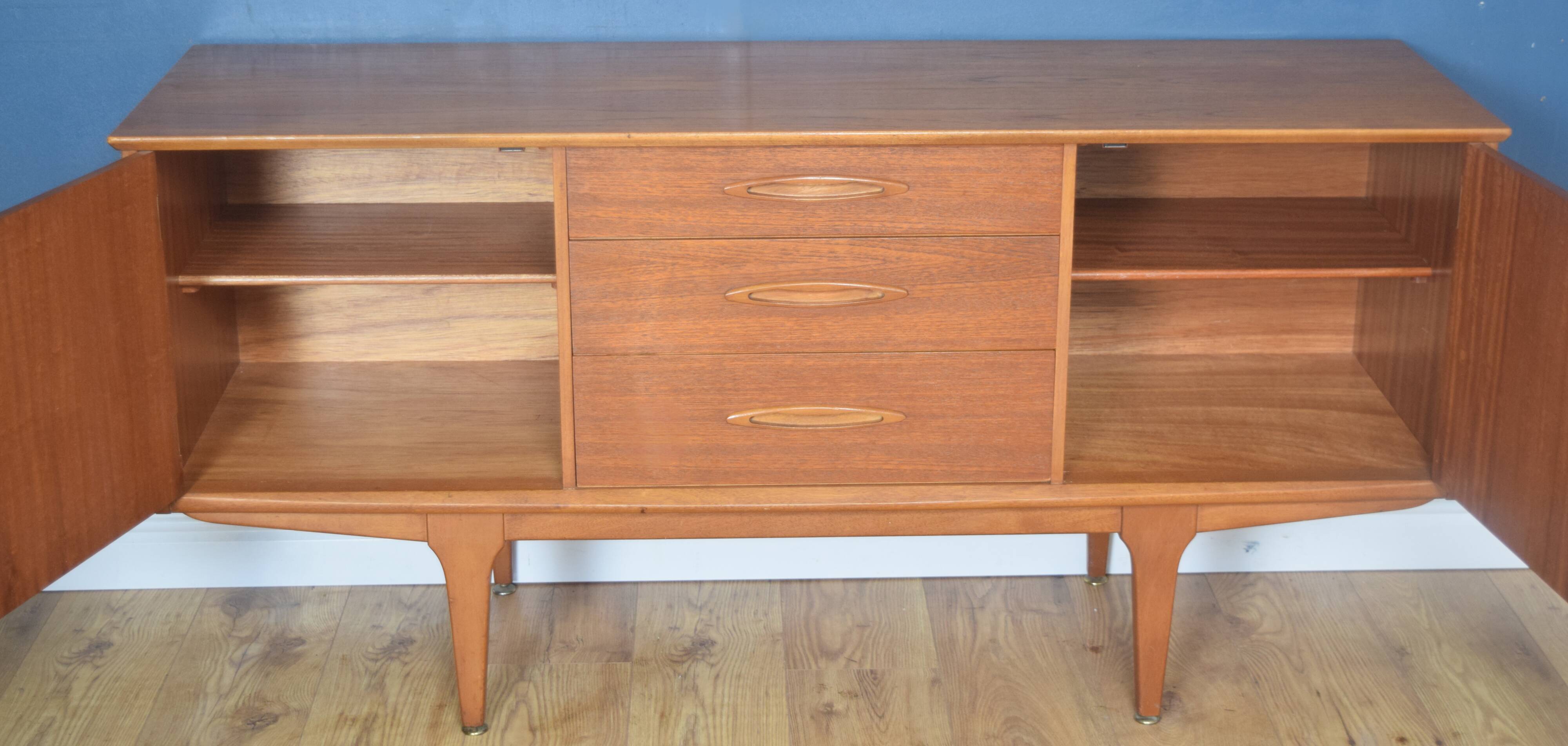 Restored Teak 1960s Jentique Short Retro Sideboard