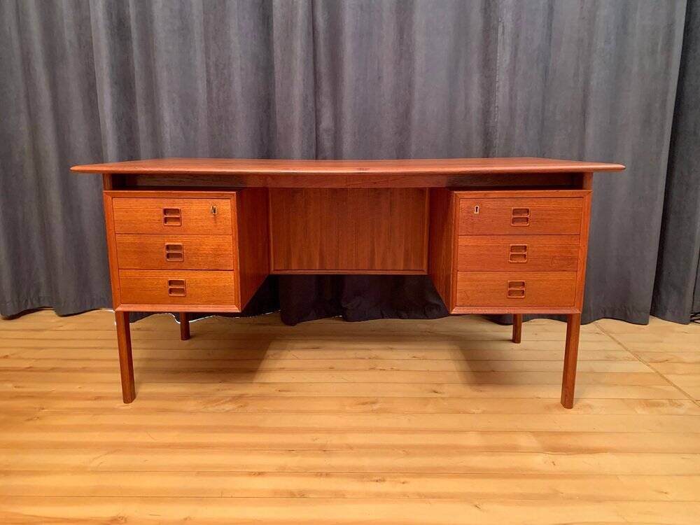 Double-sided desk attributed to Arne Vodder from Brouer Møbelfabrik, Denmark, 1960s