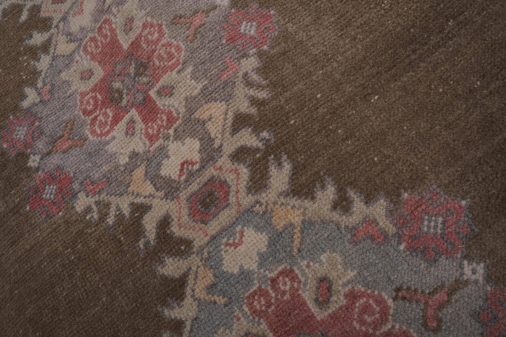 Vintage Turkish hallway rug 112x273 cm