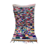 Tapis multicolor en tissu boucherouite 130x250ccm