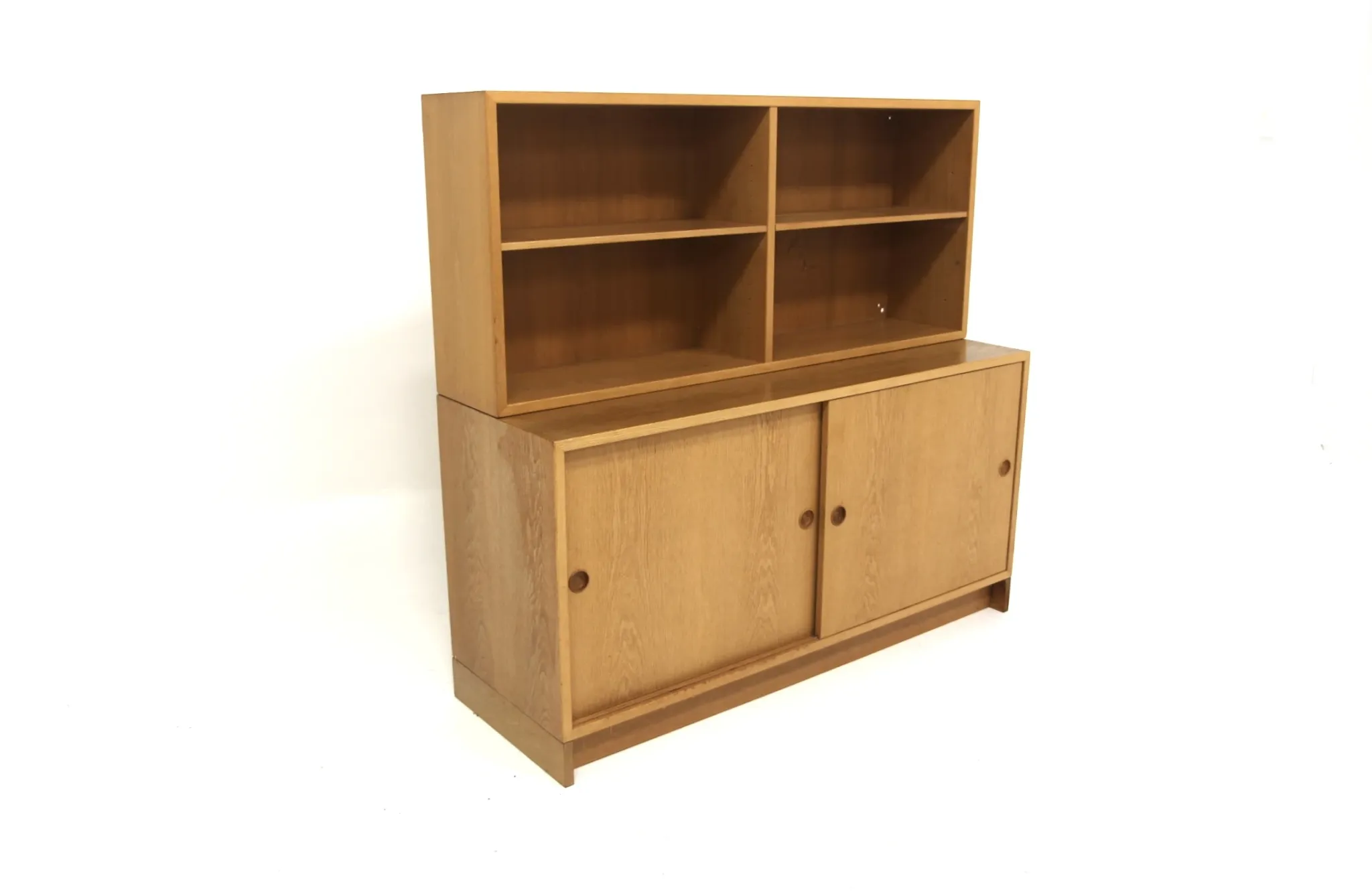Scandinavian oak library "Öresund", Børge Mogensen, Sweden, 1960