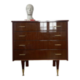 Commode vintage 4 tiroirs années 60