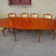 Large oval table in Louis XV style