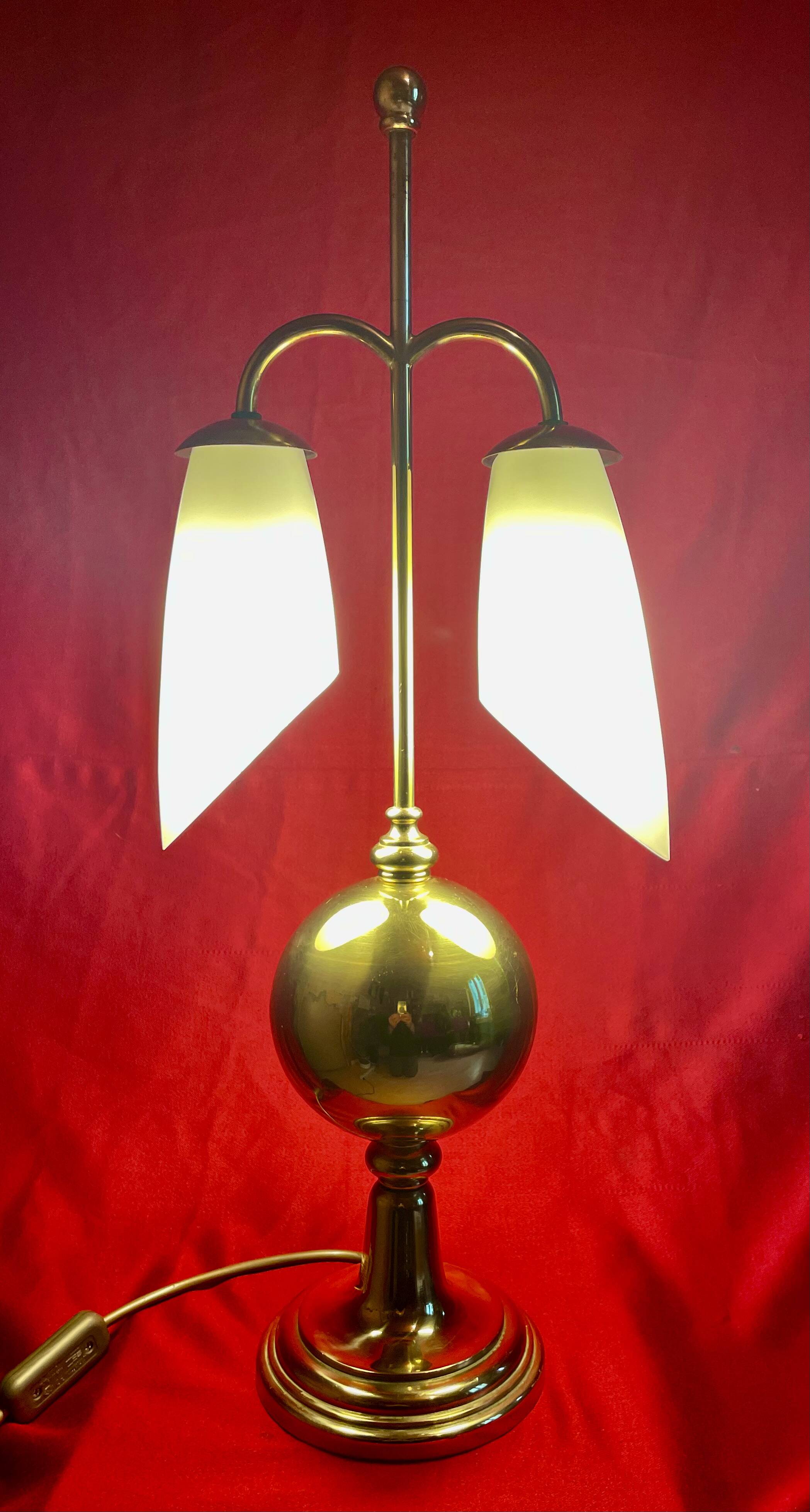 Italian-made lamp, "Lunel" type, from the 50s