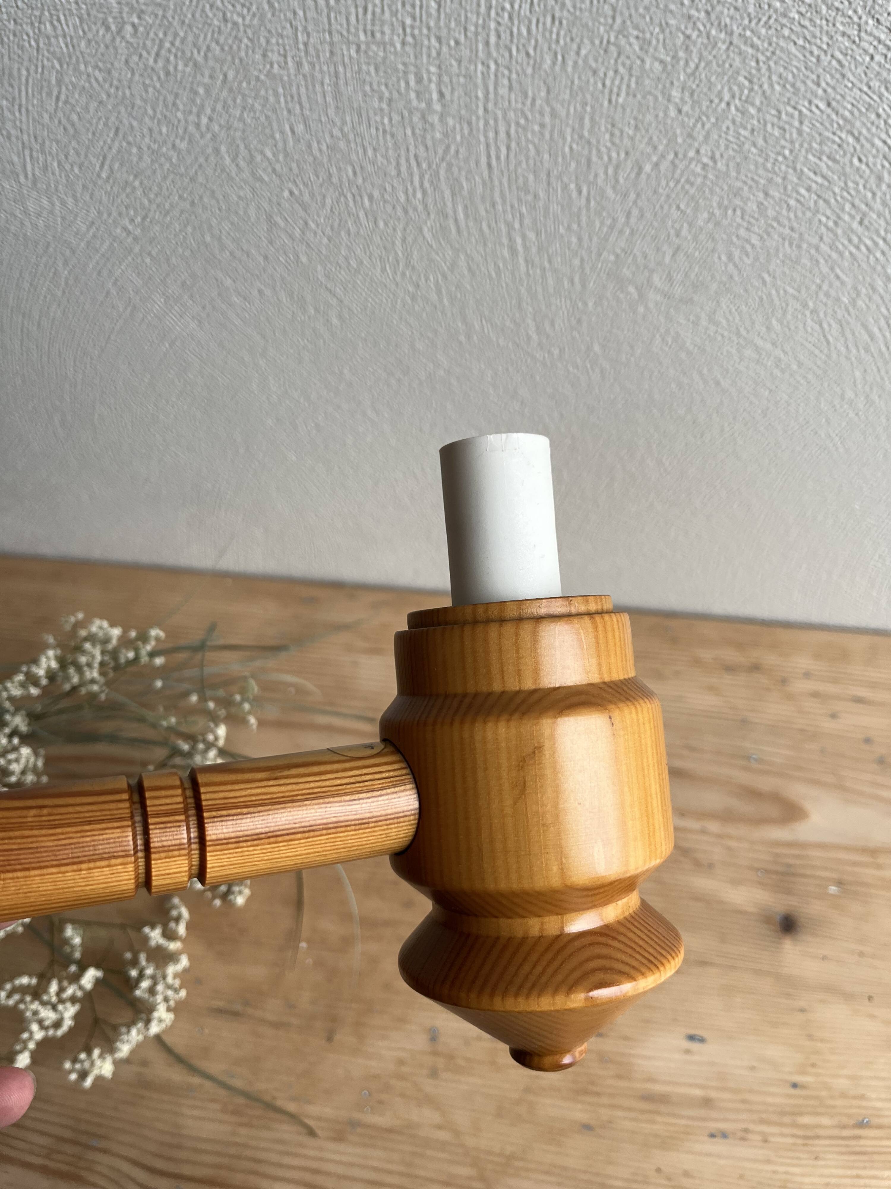 OPUS/ZIRKON vintage Ikea pine wall lamp