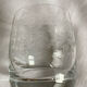 Engraved crystal glasses