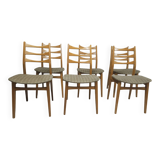 Set de 6 chaises scandinaves par Bähre Mignon Möbel 1960