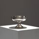 Silver-plated metal footed bowl decorated with two palmette friezes