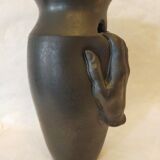 Ceramic vase, circa 50/60, signed
