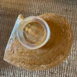 Pearly and brass ashtray