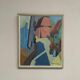 Original Swedish Oil on Canvas – “Cityscape” – Dated 1953 Vintage & Framed
