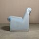 Giancarlo Piretti Alky Lounge Chair Sky Blue Velvet for Anonima Castelli