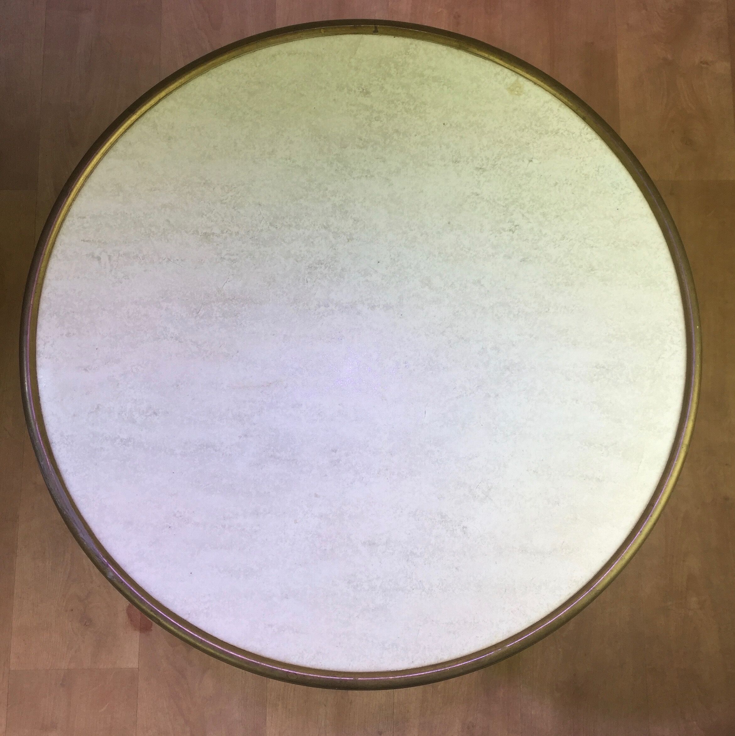 Parisian bistro table cast iron foot