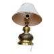 Vintage lamp with a bronze and gold brass ball base by Gura Leuchten.