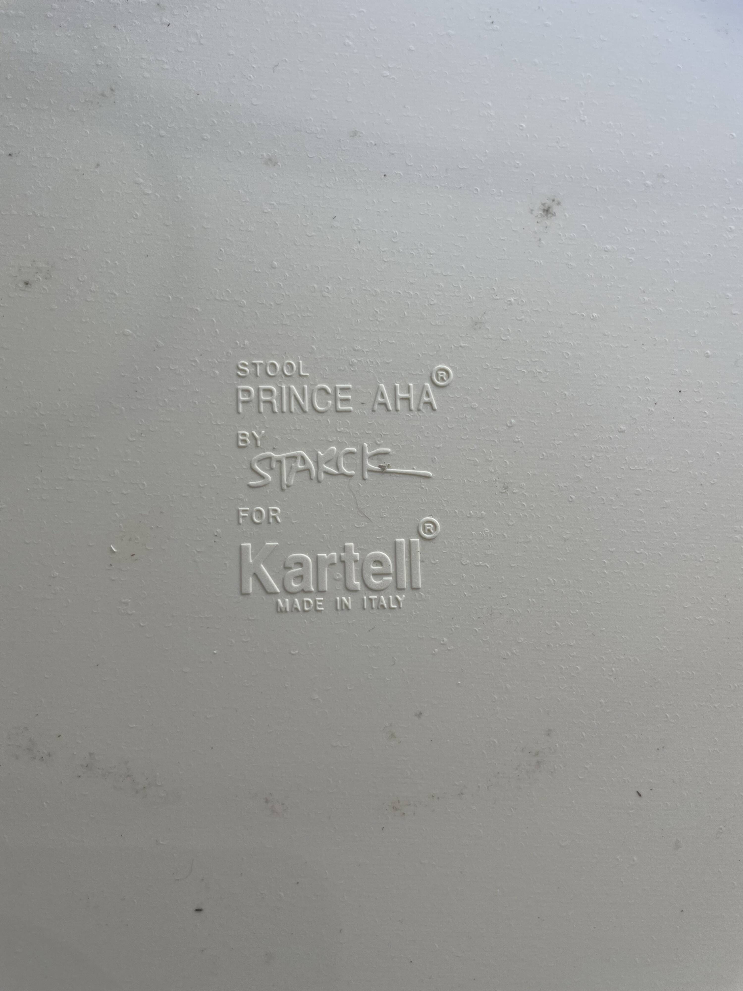 vintage Prince AHA stool Kartell by Philippe Starck