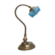 Golden and blue lamp