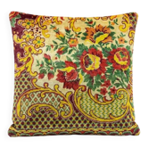 Vintage velvet cushion cover 48x51 cm