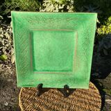 Green varnished pocket emptier signed gourdel