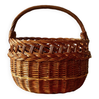 Vintage wicker basket