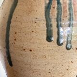 Vintage handmade ceramic jug vase pot