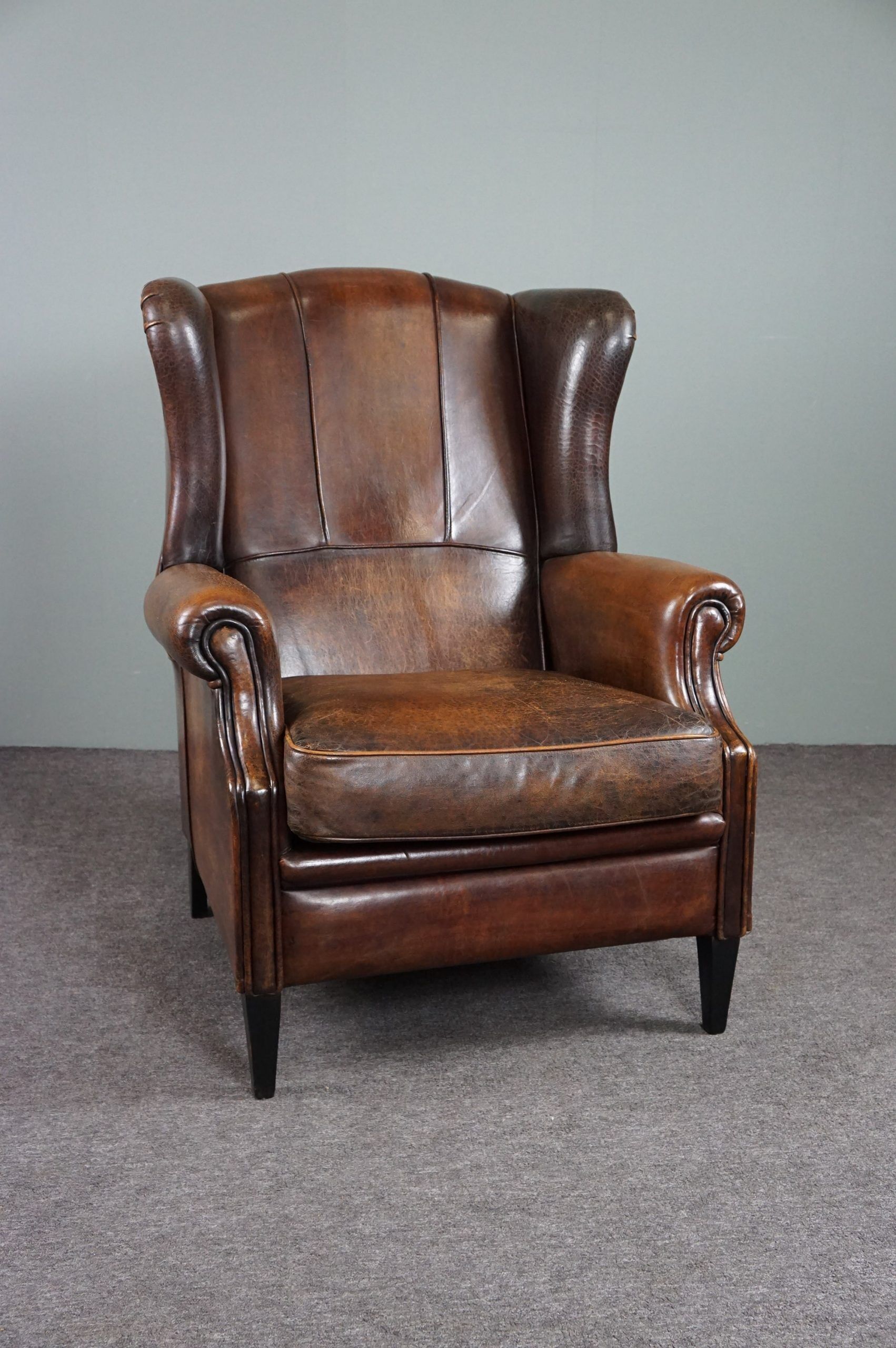 Sheepskin armchair