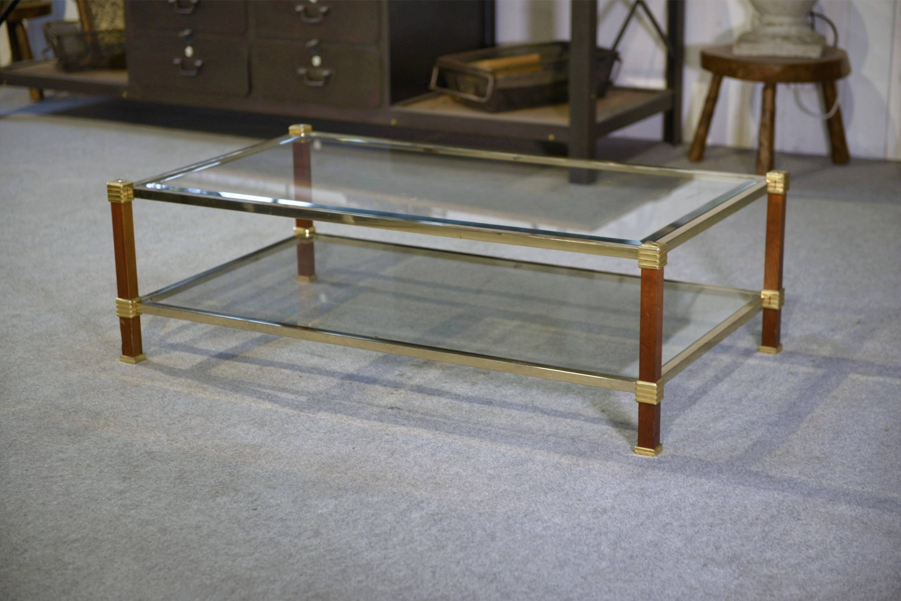 Table basse dans le goût de Pierre Vandel 1970’s