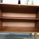 Sideboard - walnut - 50/60 - Scandinavian style - spindle feet
