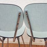 Duo of formica chairs