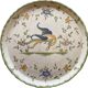 Decorative pie dish in Moustiers porcelain